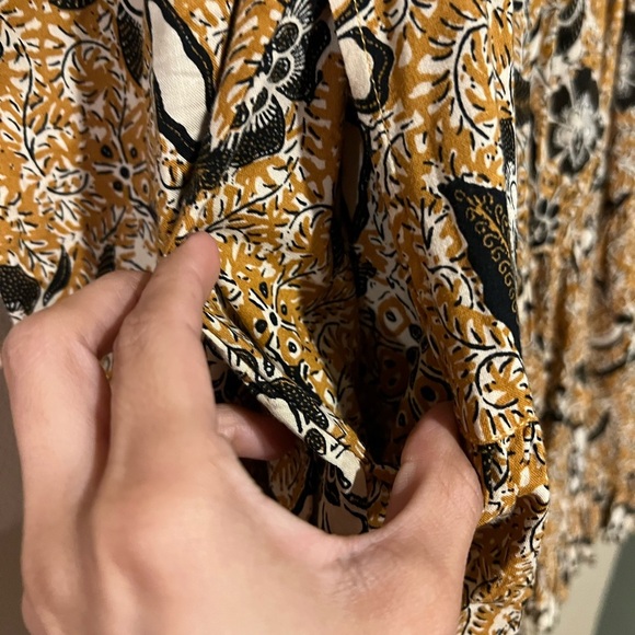 Ulla Johnson Nailah Printed Puff Sleeve Belted Pocket Mini Dress Size 2 - Picture 11 of 15